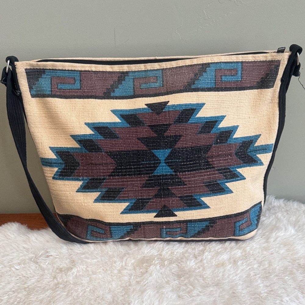SOLD El Paso saddle blanket western shoulder bag